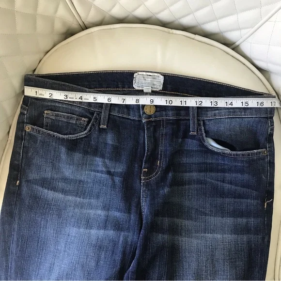 Current Elliot The Rolled Skinny in Black Love Size 31 - Picture 2 of 6